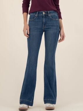 Kut From The Kloth Natalie High Rise Fab Ab Bootcut Jean Sz 16 Inseam 33.5 Inch